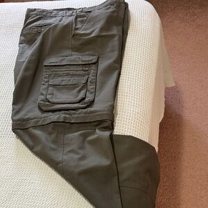 Men's Dark Green Cargo Pants